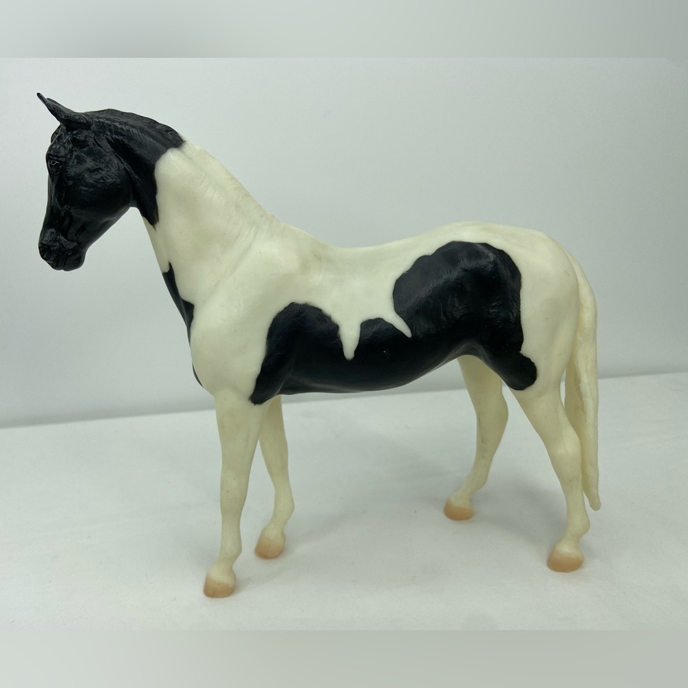 Breyer Horse Model #653 Black Tobiano Pinto Retired 2006
